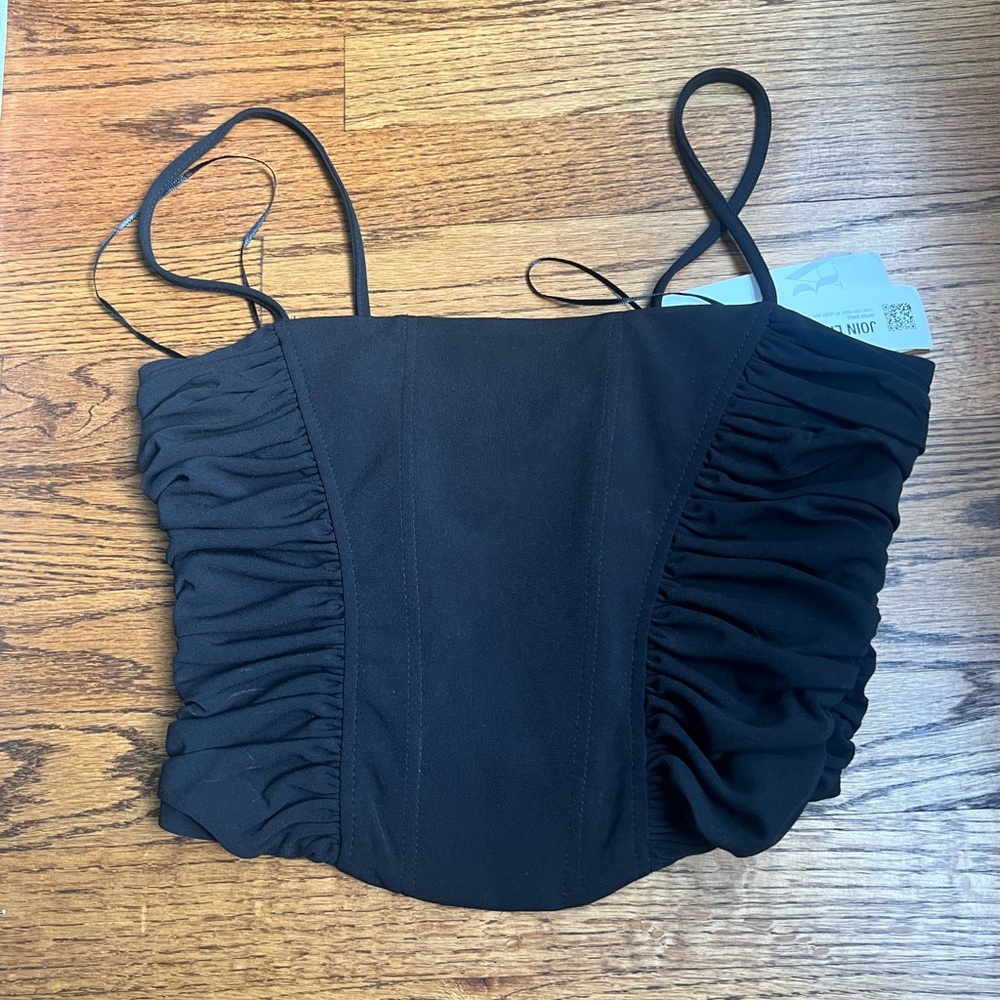 Zara black top!